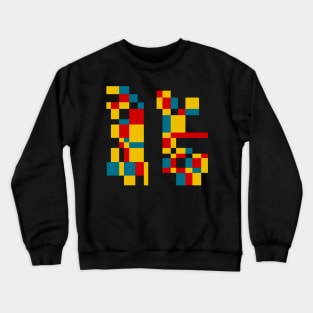 Minimal Primary #4 (Mondrian Inspired) Crewneck Sweatshirt